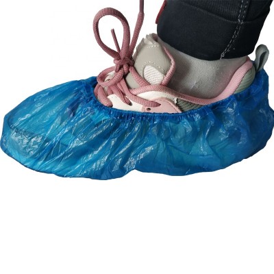 Disposable shoes covers PE material large stock on hand ready to ship foot protection shoes covers boot cover