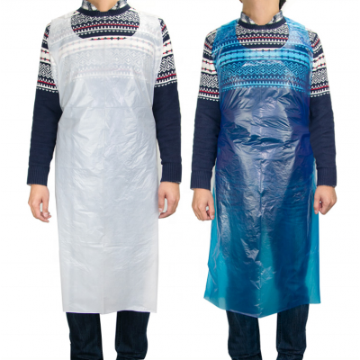 Adult Disposable plastic PE/CPE  apron for restaurant and kitchen