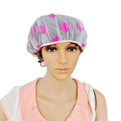 Colorful EVA shower bath cap in stock cycle use EVA shower bath cap