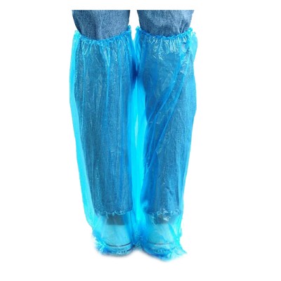 waterproof rain shoe cover Disposable waterproof antifouling PE antislip rain shoe covers