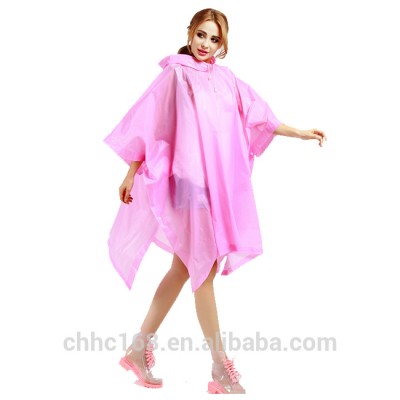 Raincoats Type and Plastic Material PEVA/EVA/PE target rain poncho