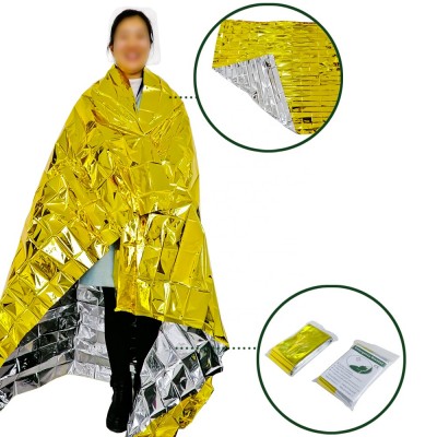 First aid rescue blanket aluminum emergency blanket survival blanket