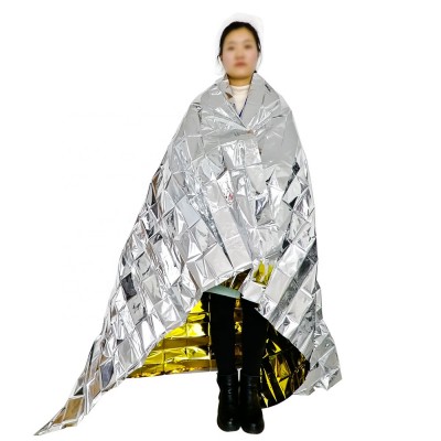 Gold/Silver Emergency aluminum foil blanket